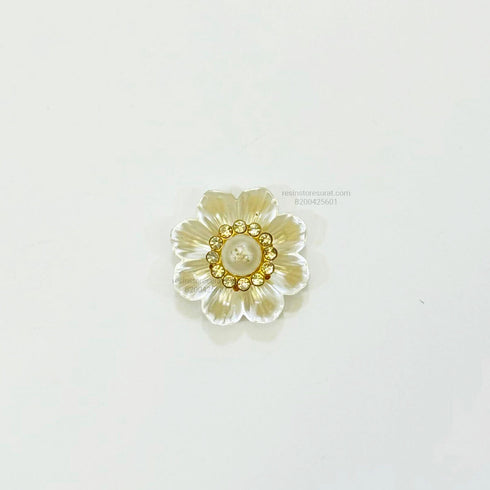 Pearl Diamond Multi Petal Flower